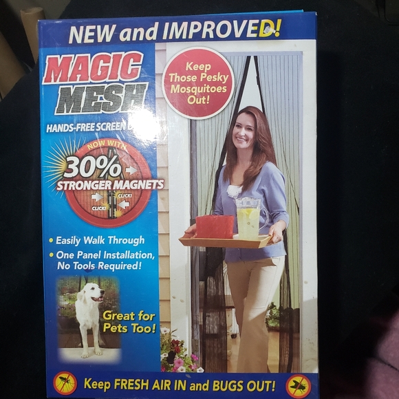 Magic Mesh Screen Door - Picture 1 of 3